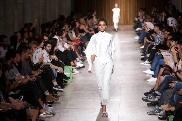 Oct. 11, 2015 - Lisbon, Portugal - The Portuguese fashion designer Pedro Pedro presents the Spring Summer 2016 creations during Lisbon Fashion Week - Moda Lisboa The Timers at the Patio da Gale on Terreiro do Paco Square in Lisbon on October 11, 2015. Lisbon Portugal  - ZUMAn230