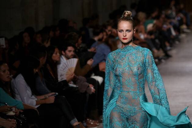 Oct. 11, 2015 - Lisbon, Portugal - The Angolan fashion designer Nadir Tati presents the Spring Summer 2016 creations during Lisbon Fashion Week - Moda Lisboa The Timers at the Patio da Gale on Terreiro do Paco Square in Lisbon on October 11, 2015. Lisbon Portugal  - ZUMAn230