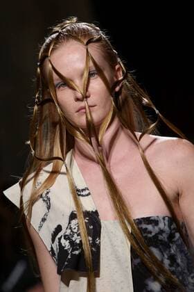 Oct. 11, 2015 - Lisbon, Portugal - The Bosnian fashion designer Lidija Kolovrat presents the Spring Summer 2016 creations during Lisbon Fashion Week - Moda Lisboa The Timers at the Patio da Gale on Terreiro do Paco Square in Lisbon on October 11, 2015. Lisbon Portugal  - ZUMAn230