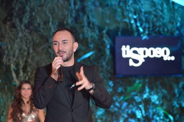 Oct. 10, 2015 - Naples, Italy - Ferdinand, a Neapolitan fashion designer presented his collection at Ti sposo fashion show. Naples Italy - ZUMAp133