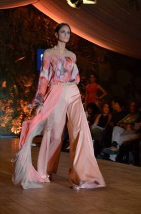 Oct. 10, 2015 - Naples, Italy - Ferdinand s collection 2015-2016 during his fashion show in Ti Sposo. Ferdinand is a Neapolitan fashion designer. Naples Italy - ZUMAp133