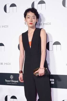SHANGHAI, CHINA - OCTOBER 12: (CHINA OUT) Japanese model Sayo Akasaka attends the Comme Moi Fashion Show on October 12, 2015 in Shanghai, China.  CFP474265431