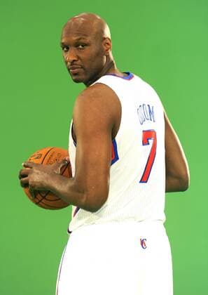 Los Angeles Clippers Lamar Odom poses for photos at the Clippers Media Day in Los Angeles on September 28, 2012.  LAP20120928417 Los Angeles Clippers Lamar Odom poses for Photos AT The Clippers Media Day in Los Angeles ON September 28 2012   imago 11555796 imagoxsportfotodienst