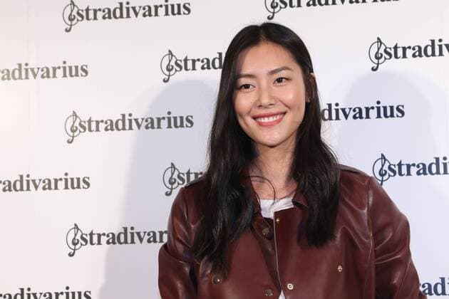 SHANGHAI, CHINA - OCTOBER 14: (CHINA OUT) Fashion model Liu Wen attends the Stradivarius presentation during the Spring and Summer 2016 Shanghai Fashion Week on October 14, 2015 in Shanghai, China.  CFP474356881