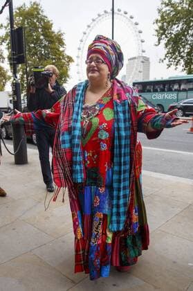 Oct. 15, 2015 - London, London, UK - London, UK. Camila Batmanghelidjh arriving at Portcullis House to give evidence on Kids Company to the Commons Public Administration Committee in London on Thursday, 15 October 2015. London UK  - ZUMAl94_