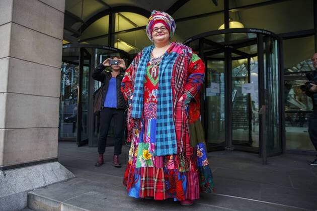 Oct. 15, 2015 - London, London, UK - London, UK. Camila Batmanghelidjh arriving at Portcullis House to give evidence on Kids Company to the Commons Public Administration Committee in London on Thursday, 15 October 2015. London UK  - ZUMAl94_