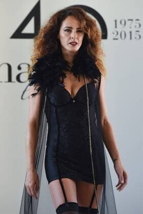 Monica Estarreado en el desfile de lenceria del 40 aniversario de Selmark en Madrid. 588 cordon press Monica Estarreado at the lingerie fashion show of the 40th anniversary of Selmark in Madrid. Cordon Press 