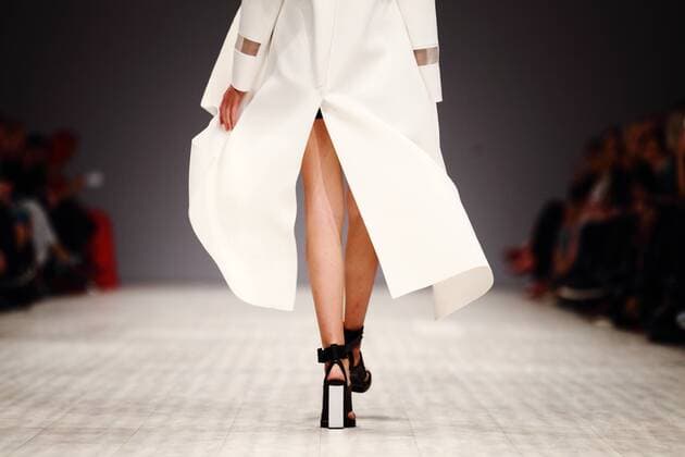 The presentation of fashion designer Elena Burenina s collection for the spring-summer 2016 season at the 37th Ukrainian Fashion Week in Kyiv.  Copyright: Nosach Vitaliy 427185