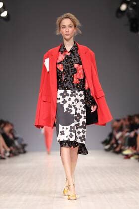 The presentation of fashion designer Lilia Poustovit s collection for the spring-summer 2016 season during the 37th Ukrainian Fashion Week in Kyiv on October 14, 2015.  Copyright: Nosach Vitaliy 427127