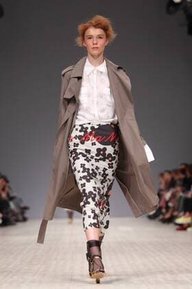 The presentation of fashion designer Lilia Poustovit s collection for the spring-summer 2016 season during the 37th Ukrainian Fashion Week in Kyiv on October 14, 2015.  Copyright: Nosach Vitaliy 427129