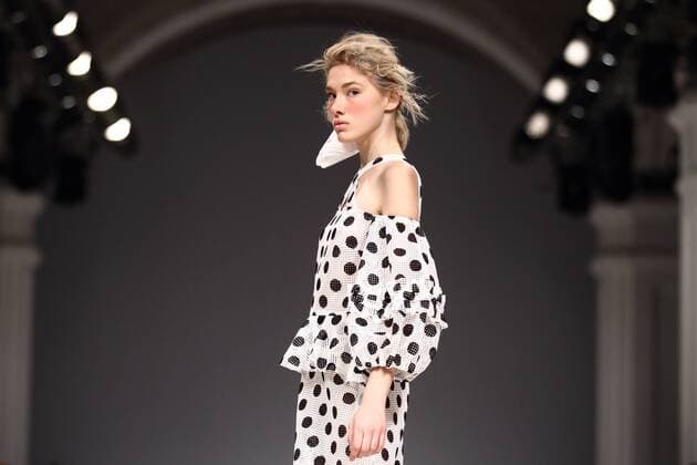 The presentation of fashion designer Lilia Poustovit s collection for the spring-summer 2016 season during the 37th Ukrainian Fashion Week in Kyiv on October 14, 2015.  Copyright: Nosach Vitaliy 427141