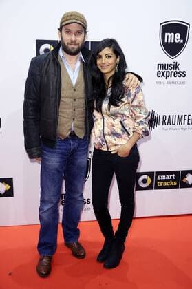 Christian Ulmen mit Gattin Collien Ulmen-Fernandes beim Musikexpress Style Award 2015 im Kosmos. Berlin, 15.10.2015 Foto:xS.xGabschx xFuturexImage