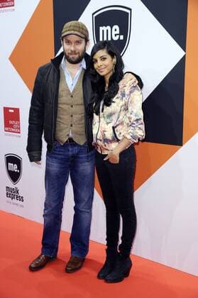 Christian Ulmen mit Gattin Collien Ulmen-Fernandes beim Musikexpress Style Award 2015 im Kosmos. Berlin, 15.10.2015 Foto:xS.xGabschx xFuturexImage