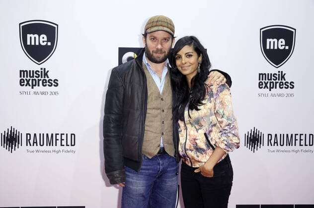 Christian Ulmen mit Gattin Collien Ulmen-Fernandes beim Musikexpress Style Award 2015 im Kosmos. Berlin, 15.10.2015 Foto:xS.xGabschx xFuturexImage