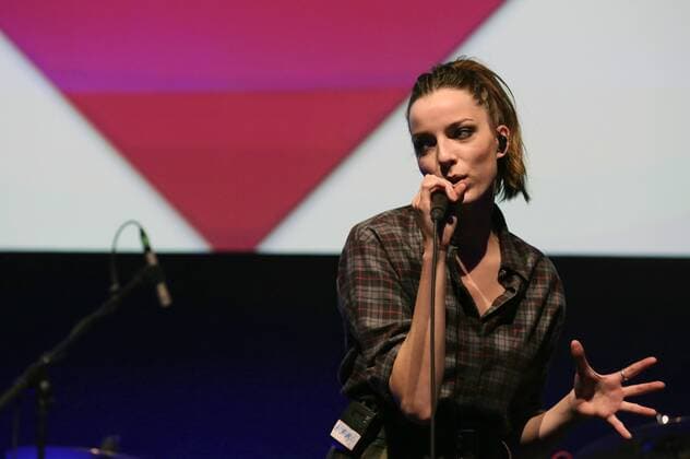 Anna-Maria Nemetz mit ihrer Band B.O.X.E.R. beim Musikexpress Style Award 2015 im Kosmos. Berlin, 15.10.2015 Foto:xS.xGabschx xFuturexImage