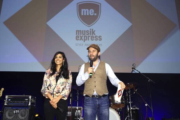 Collien Ulmen-Fernandes und Christian Ulmen beim Musikexpress Style Award 2015 im Kosmos. Berlin, 15.10.2015 Foto:xS.xGabschx xFuturexImage