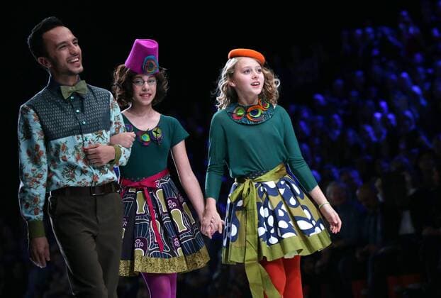 MOSCOW, RUSSIA. OCTOBER 16, 2015. Models wear creations by designer Elena Teplitskaya for the Teplitskaya Design spring summer 2016 collection, at Plus Size Fashion Weekend Show during the 34th Moscow Fashion Week in Gostiny Dvor. Artyom Geodakyan TASS  TS00FFDC