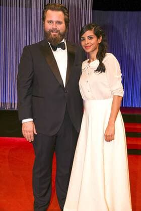 Antoine Monot jr. und Collien Ulmen-Fernandes bei der Verleihung vom Hessischen Film- und Kinopreis 2015 in der Alten Oper. Frankfurt, 16.10.2015 Foto:xP.xBackx xFuturexImage