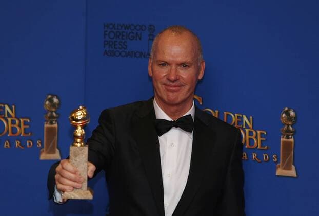 Jan. 11, 2015 - Beverly Hills, California, U.S - Michael Keaton Golden Globe winner at the press room of the 72nd Golden Globe Awards held at the Hilton Hotel in Beverly Hills, California on Sunday January 11, 2015. J. EMILIO FLORES PI  - ZUMAp12