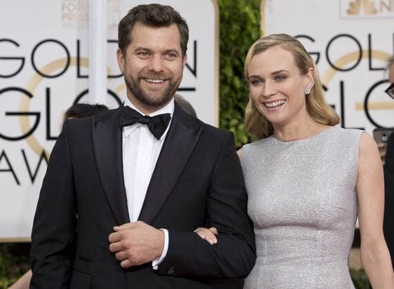 Jan. 11, 2015 - Beverly Hills, California, U.S - JOSHUA JACKSON and wife DIANE KRUGER on the red carpet during arrivals for the 72nd Golden Globe Awards. - ZUMAz03