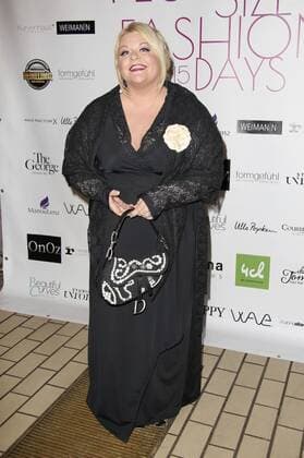 Tine Wittler bei der Plus Size Fashion Show in der Kulturkirche Altona. Hamburg, 17.10.2015 Foto:xgbrcix xFuturexImage