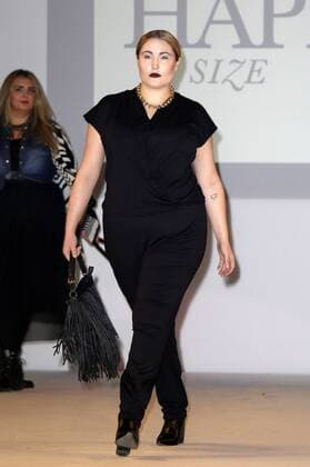 Hayley Hasselhoff bei der Plus Size Fashion Show in der Kulturkirche Altona. Hamburg, 17.10.2015 Foto:xgbrcix xFuturexImage