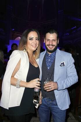 Manuel Cortez mit Freundin Miyabi Kawai bei der Plus Size Fashion Show in der Kulturkirche Altona. Hamburg, 17.10.2015 Foto:xgbrcix xFuturexImage