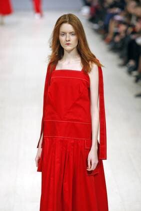 Oct. 17, 2015 - Kiev, Ukraine - A model presents a creation by Ukrainian designer Kate Silchenko during the Ukrainian Fashion Week in Kiev, Ukraine, 17 October 2015. The event presents Spring Summer 2016 collections by Ukrainian and international designers from 14 to 20 October. Kiev Ukraine  - ZUMAn230