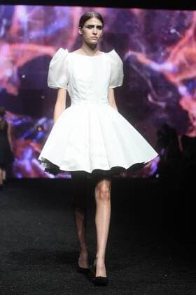 Cro-A-Porter , 3rd night - Croatia 17.10.2015., Zagreb,Croatia - Schwarzkopf Cro-A-Porter in Lauba, 3rd night. Runway Lokomotiva, Luka Grubsic and Lana Puljic.  LukaxStanzl PIXSELL