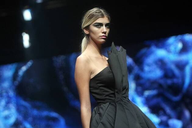Cro-A-Porter , 3rd night - Croatia 17.10.2015., Zagreb,Croatia - Schwarzkopf Cro-A-Porter in Lauba, 3rd night. Runway Lokomotiva, Luka Grubsic and Lana Puljic.  LukaxStanzl PIXSELL