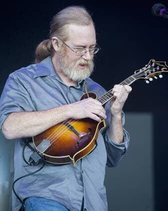 Oct 17, 2015 - Raleigh, North Carolina; USA - Musician JOHN SKEHAN of the band Railroad Earth performs live as part of the inaugural 2015 American Roots Music and Arts Festival that took place at the Walnut Creek Amphitheatre located in Raleigh. Copyright 2015 Raleigh USA - ZUMAm78_