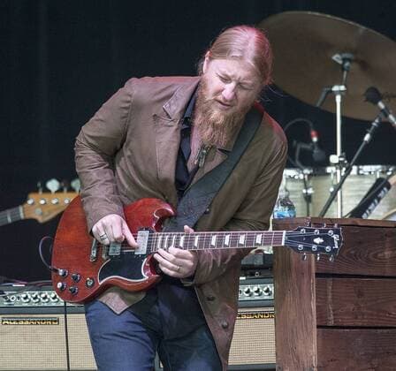 Oct 17, 2015 - Raleigh, North Carolina; USA - Musician DEREK TRUCKS of the TEDESCHI TRUCKS BAND performs live as part of the inaugural 2015 American Roots Music and Arts Festival that took place at the Walnut Creek Amphitheatre located in Raleigh. Copyright 2015 Raleigh USA - ZUMAm78_