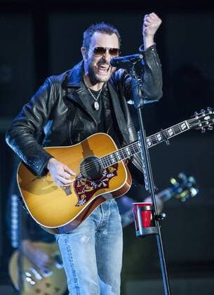 Oct 17, 2015 - Raleigh, North Carolina; USA - Musician ERIC CHURCH performs live as part of the inaugural 2015 American Roots Music and Arts Festival that took place at the Walnut Creek Amphitheatre located in Raleigh. Copyright 2015 Raleigh USA - ZUMAm78_