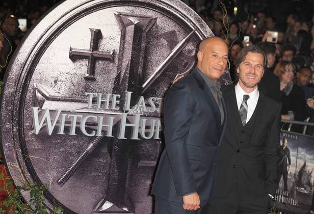 Oct. 19, 2015 - England, United Kingdom - Vin Diesel and Breck Eisner attends the European Premiere of The Last Witch Hunter at Empire Leciester Square. United Kingdom - ZUMAs147