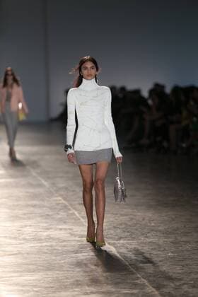 SAO PAULO, Brazil - 10 19 2015: SAO PAULO FASHION WEEK WINTER 2016- Animale during the Sao Paulo Fashion Week Winter 2016 held at Ibirapuera Park.  Ci?axNeder