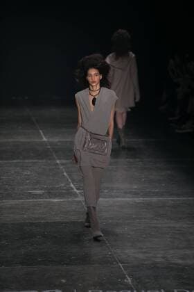 SAO PAULO, Brazil - 10 19 2015: SAO PAULO FASHION WEEK WINTER 2016- A Rachel Davidowicz during Sao Paulo Fashion Week Winter 2016 held at Ibirapuera Park.  Ci?axNeder