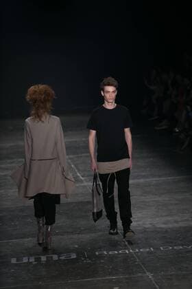 SAO PAULO, Brazil - 10 19 2015: SAO PAULO FASHION WEEK WINTER 2016- A Rachel Davidowicz during Sao Paulo Fashion Week Winter 2016 held at Ibirapuera Park.  Ci?axNeder