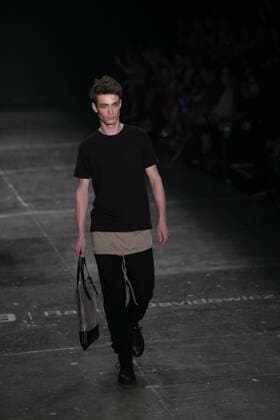 SAO PAULO, Brazil - 10 19 2015: SAO PAULO FASHION WEEK WINTER 2016- A Rachel Davidowicz during Sao Paulo Fashion Week Winter 2016 held at Ibirapuera Park.  Ci?axNeder