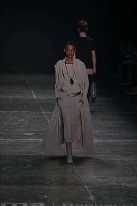SAO PAULO, Brazil - 10 19 2015: SAO PAULO FASHION WEEK WINTER 2016- A Rachel Davidowicz during Sao Paulo Fashion Week Winter 2016 held at Ibirapuera Park.  Ci?axNeder