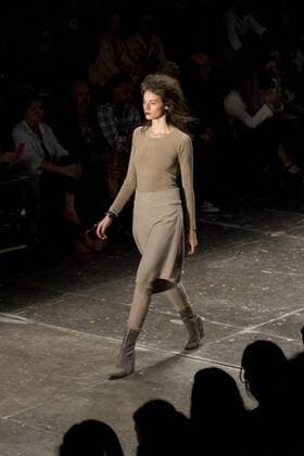 SAO PAULO, Brazil - 10 18 2015: WINTER 2016 Fashion Week stylist Rachel -Desfile Davidowicz during Fashion Week Winter 2016 held in Sao Paulo.  MarcoxGalv?o