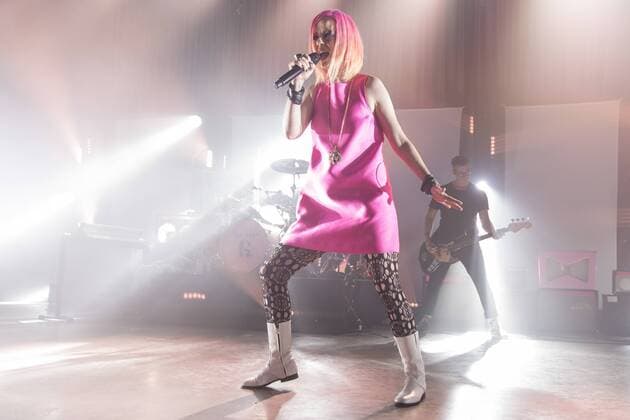 Oct. 18, 2015 - Madison, Wisconsin, U.S - Singer SHIRLEY MANSON of Garbage performs live on stage during the 20 Years Queer tour at the Orpheum Theater in their hometown of Madison, Wisconsin Madison U.S. - ZUMAs135