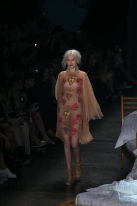 SAO PAULO, Brazil - 10 19 2015: SAO PAULO FASHION WEEK WINTER 2016- Ronaldo Fraga during the Sao Paulo Fashion Week Winter 2016 held at Ibirapuera Park.  Ci?axNeder
