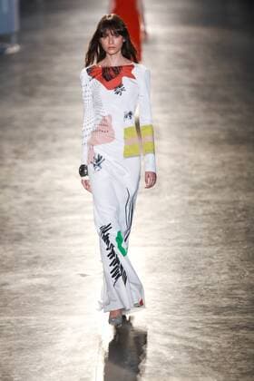 Oct. 19, 2015 - Sao Paulo, Sao Paulo, Brazil - A model presents a creation by Animale during the 2016 Winter collection of the Sao Paulo Fashion Week in Sao Paulo. Sao Paulo Brazil - ZUMAp133