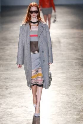 Oct. 19, 2015 - Sao Paulo, Sao Paulo, Brazil - A model presents a creation by Animale during the 2016 Winter collection of the Sao Paulo Fashion Week in Sao Paulo. Sao Paulo Brazil - ZUMAp133