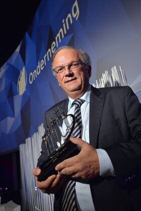 - BRUSSELS, BELGIUM: Deme CEO Alain Bernard pictured after the award ceremony for the 21st edition of Onderneming van het jaar (Dutch-speaking company of the year), Tuesday 20 October 2015, in Brussels.  DAVIDxSTOCKMAN 04724957