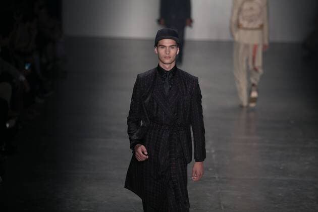SAO PAULO, Brazil - 10 20 2015: Fashion Week WINTER 2016 - John Pepper during Fashion Week Winter 2016 held in Sao Paulo.  Ci?axNeder