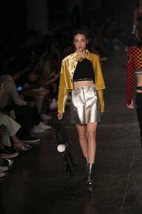 SAO PAULO, Brazil - 10 20 2015: Fashion Week WINTER 2016 - Ellus during Fashion Week Winter 2016 held in Sao Paulo.  Ci?axNeder