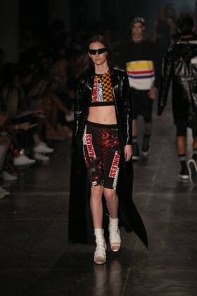 SAO PAULO, Brazil - 10 20 2015: Fashion Week WINTER 2016 - Ellus during Fashion Week Winter 2016 held in Sao Paulo.  Ci?axNeder