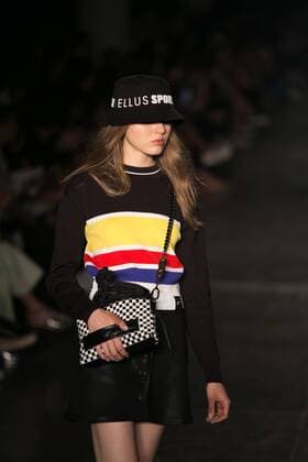 SAO PAULO, Brazil - 10 20 2015: Fashion Week WINTER 2016 - Ellus during Fashion Week Winter 2016 held in Sao Paulo.  Ci?axNeder