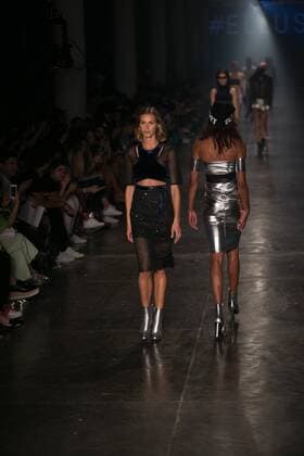 SAO PAULO, Brazil - 10 20 2015: Fashion Week WINTER 2016 - Ellus during Fashion Week Winter 2016 held in Sao Paulo.  Ci?axNeder